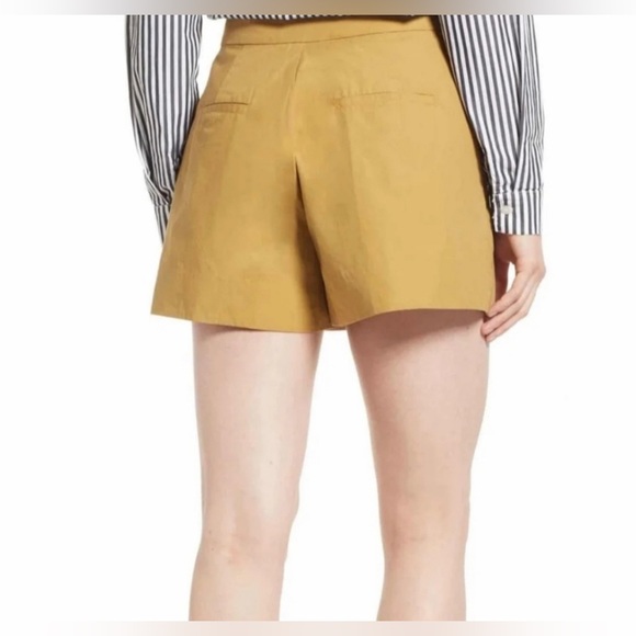 J.CREW COTTON POPLIN TIE HIGH WAISTED SHORTS • SIZE 10 - Picture 2 of 10